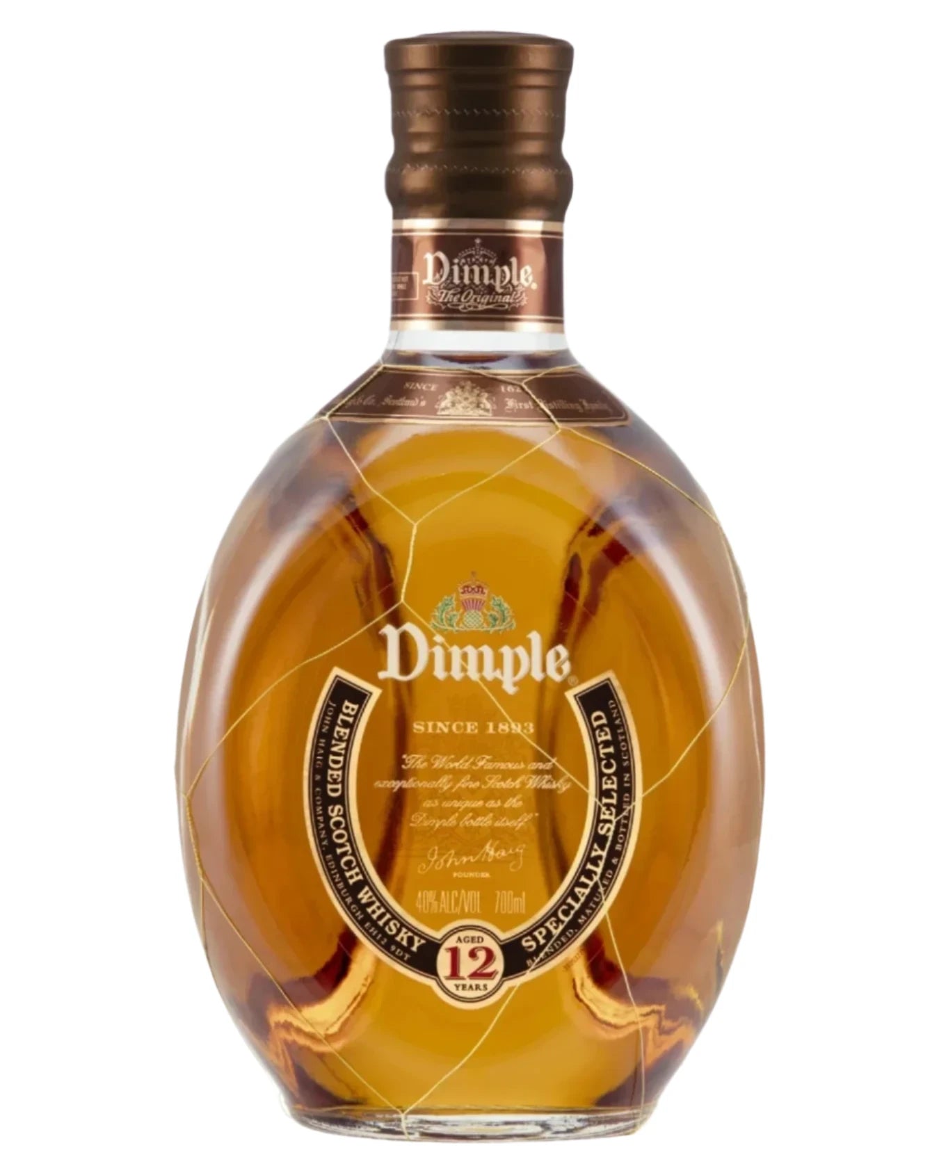 Dimple 12 Year Old Blended Scotch Whisky 700mL